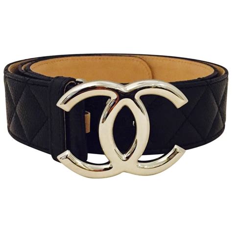 chanel belt with squiggle|Chanel belts.